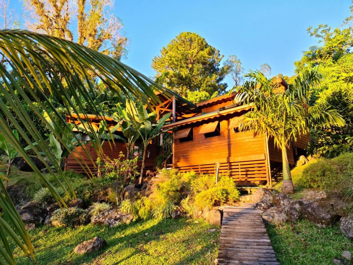 Les Bananes Vertes Ecolodges Saint-Claude Eksteriør bilde