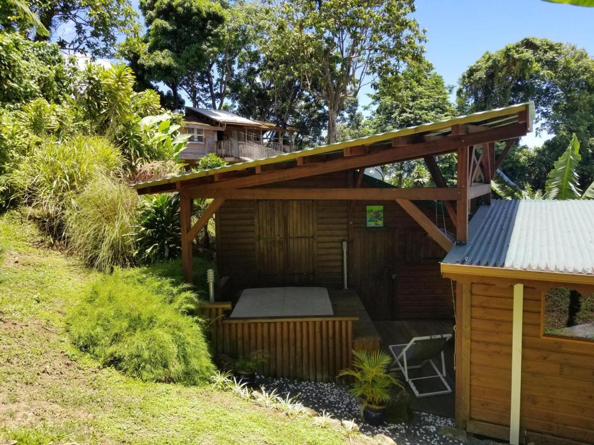 Les Bananes Vertes Ecolodges Saint-Claude Eksteriør bilde