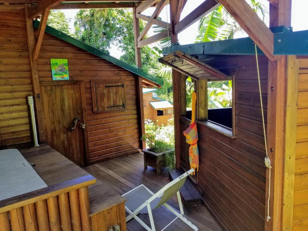 Les Bananes Vertes Ecolodges Saint-Claude Eksteriør bilde