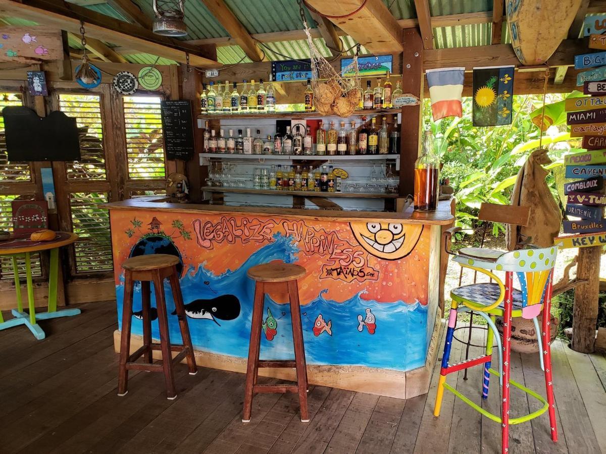 Les Bananes Vertes Ecolodges Saint-Claude Eksteriør bilde