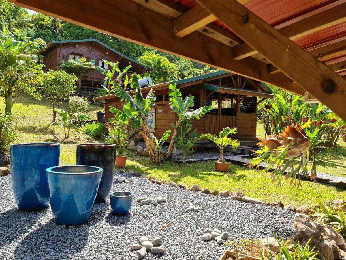 Les Bananes Vertes Ecolodges Saint-Claude Eksteriør bilde